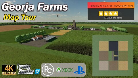 Georja Farms | Map Tour | Farming Simulator 22