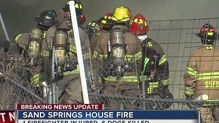 Firefighter Injured, Six Dogs Killed In Sand Springs House FIre