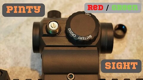 Pinty Red/Green Dot Sight: A Cheap, Good alternative?