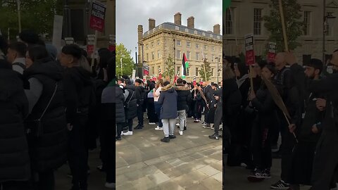 Huddersfield University Palestine protest