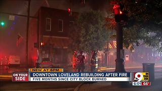 Downtown Loveland rebuilding after fire