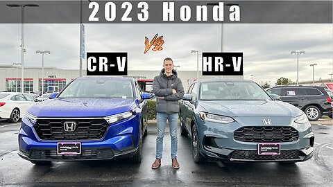 All New 2023 Honda CR-V vs HR-V EX-L // Which one should you get?
