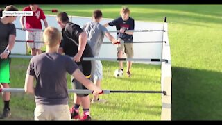 Get ready to play human foosball because a field is coming to Eaton Rapids.