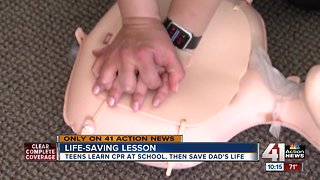 Olathe East teens save dad with CPR