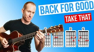 Back For Good ★ Take That ★ Acoustic Guitar Lesson [with PDF]