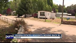 Riviera Estates residents moving back in