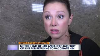 Metro Detroit mom jailed for not vaccinating son loses primary custody