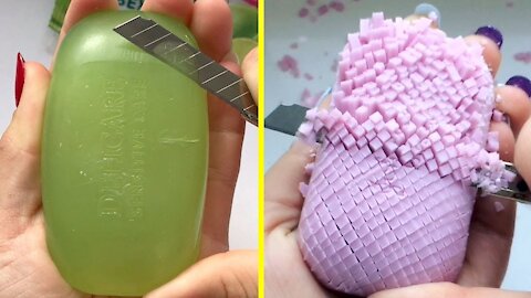 Soap Carving ASMR ! Relaxing Sounds ! Very Satisfying ASMR Video