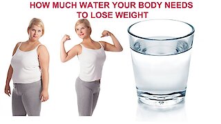 Here’s How Much Water Your Body Needs to Lose Weight