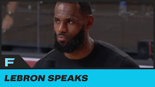 LeBron James Says He Can't Enjoy Playoff Win With Ongoing Injustice Against Black Men In America