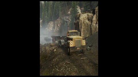 Snowrunner truck simulator #viral #foryou #trucksimulation
