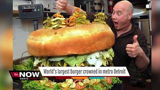 World's largest burger crowned in metro Detroit