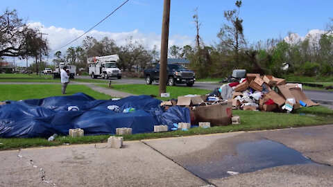 Hurricane Ida B-Roll Terrebonne Parish, La.