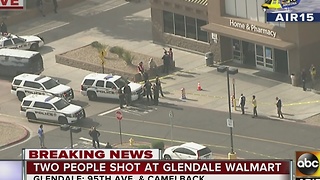 Police: Two people shot at Walmart in Glendale