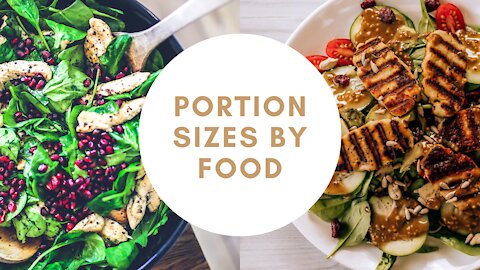 portion sizes by foods groups