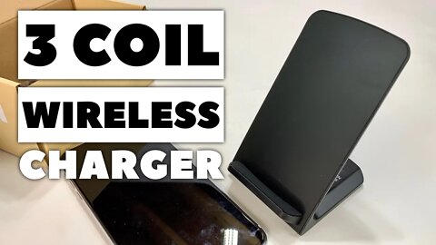 Charge Any Size Phone with the 3-Coil Qi Wireless Charger Stand by ELLESYE Review