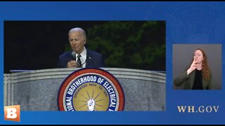 LIVE: President Biden Addressing the International Brotherhood of Electrical Workers Conference...