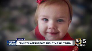 Family share update about baby pulled from Mesa pool