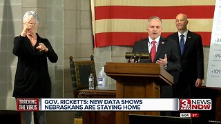 Gov.Ricketts: New Data Shows People Staying Home