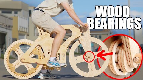 Wooden Bike ...Name of his bike is woody passion.