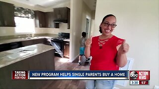 Single parents achieving dreams of a home ownership