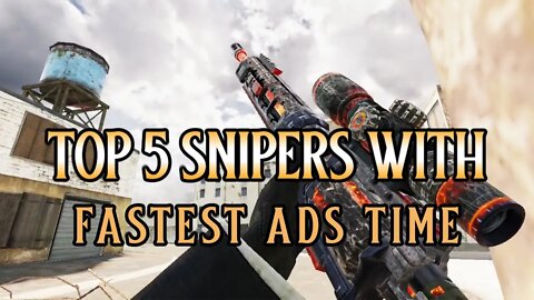 Top 5 Snipers with the Fastest ADS/Aiming time in Cod Mobile