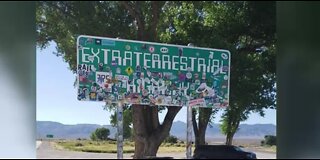 Extraterrestrial Highway sign removed