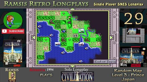 Sid Meier's Civilization | 1994 | SNES | Prince | Random | Japan - Episode #29