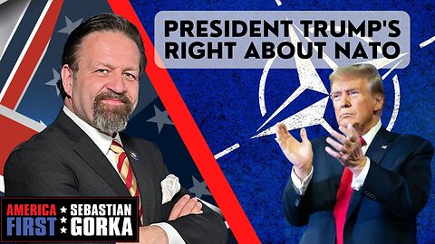 President Trump's right about NATO. Rep. Michael Waltz with Sebastian Gorka on AMERICA First