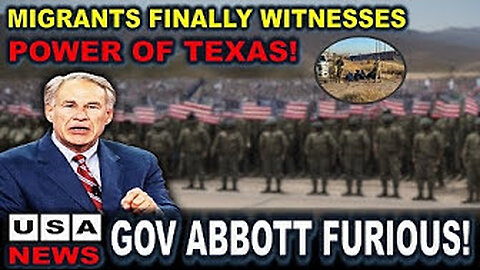 Finally! Migrants Witnesses Power of Texas: Hundreds of Migrants Fleeing Helplessly as Guards Nears!