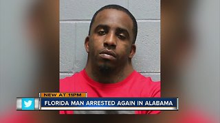 Florida man whose mugshot went viral arrested again