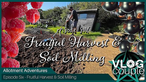 Allotment Adventures with the Vlog Couple - Fruitful Harvest and Soil Milling