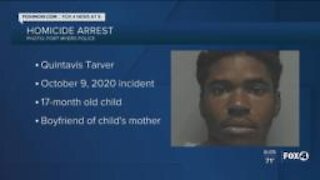 Man arrested for murder of girlfriend's child