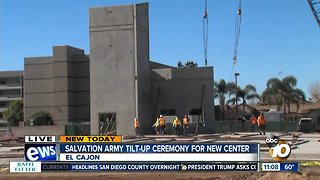 Construction milestone reached on Salvation Army center