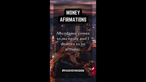 Money Affirmations for Wealth #shorts