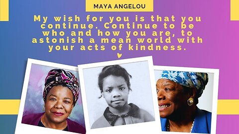 Maya Angelou's poem The Mask