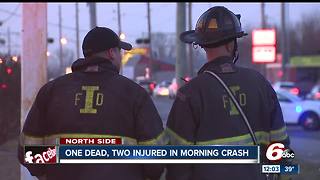 1 dead, 2 others hospitalized after serious crash on Indy's north side