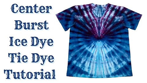Tie-Dye Designs: Is It A Wig Wag??? | Center Fold Ice Dye w/Dry Dye In Bottles