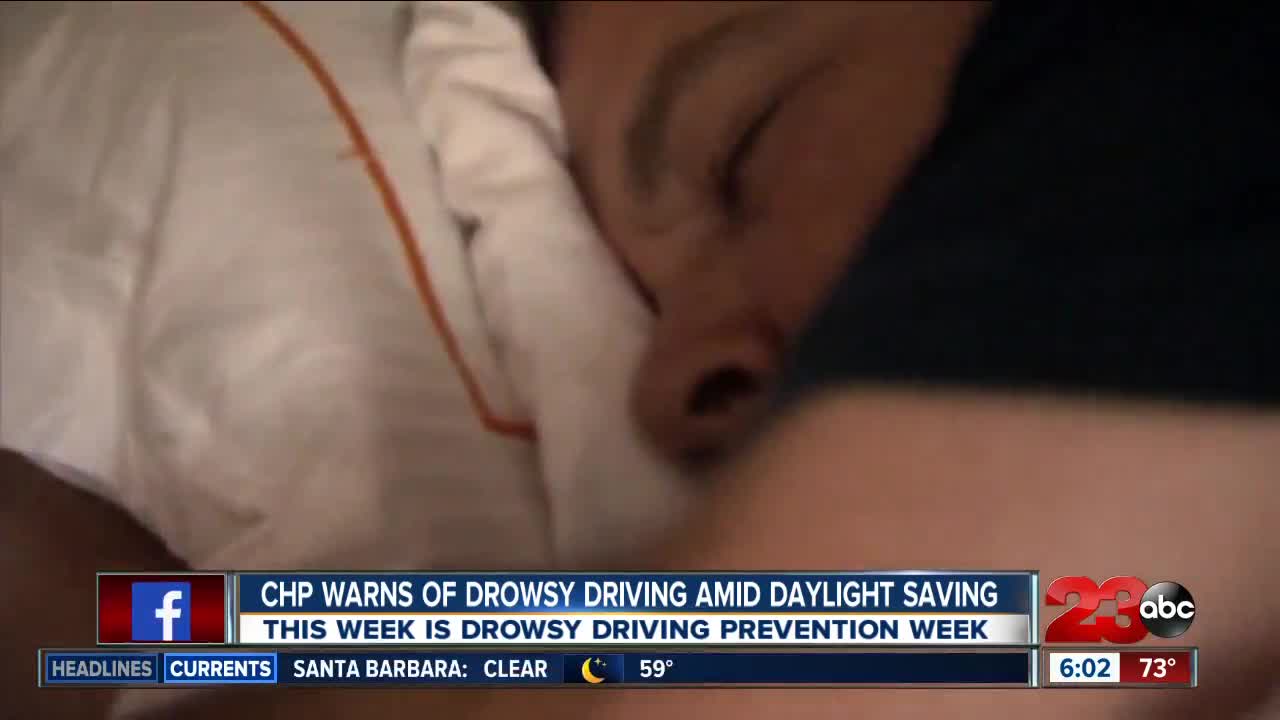 CHP warns of drowsy driving amid daylight saving change