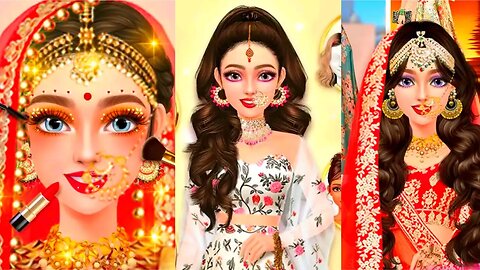 Indian makeup fashion game/salon game/girl games/new game 2023 @TLPLAYZYT