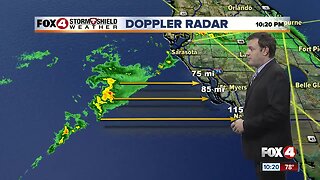 Forecast: Overnight and early morning showers will move inland Monday afternoon.