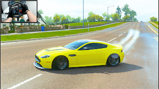 FORMULA - Aston Martin Vantage S V12 - Forza Horizon 4 - Logitech g29 GAMEPLAY