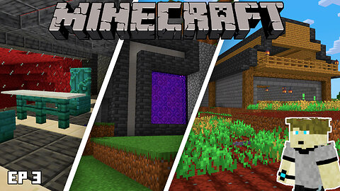 Minecraft Luxury Nether Hub, Wheat Farm, and MORE!