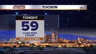 Chief Meteorologist Erin Christiansen's KGUN 9 Forecast Wednesday, October 25, 2017