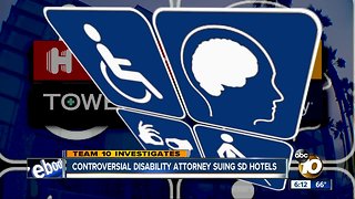 Controversial disability attorney now suing San Diego hotels