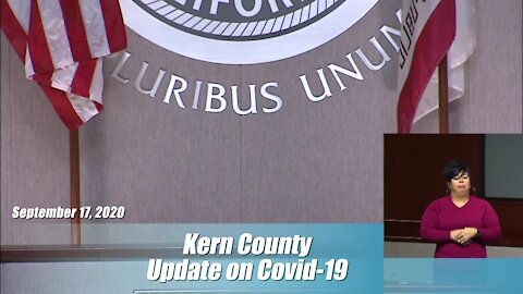 Kern County Health Department Coronavirus Update: September 17, 2020