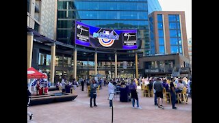 Live Band, big screen welcome Rockies fans to Opening Day at McGregor Square