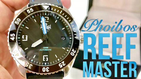 Phoibos Reef Master PY016C Black Automatic Diver Watch Review