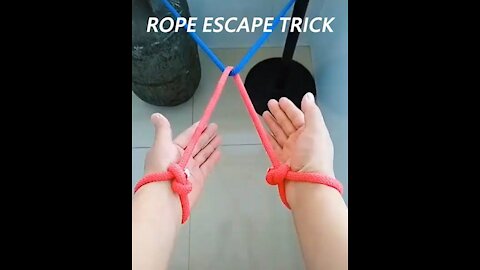 rope tricks 2021||rope escape tricks||useful crafts