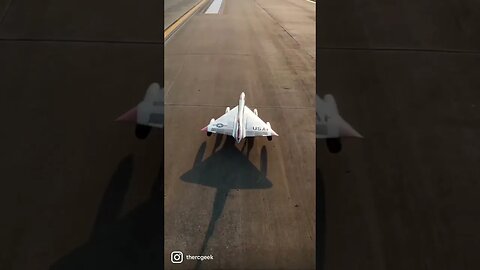 FULL AFTERBURNER! RC B-58 Hustler Takeoff Attempt